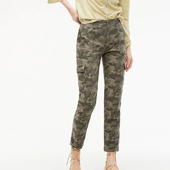 J. Crew Pants - J Crew Vintage Straight Cargo Camo Jean - NWT